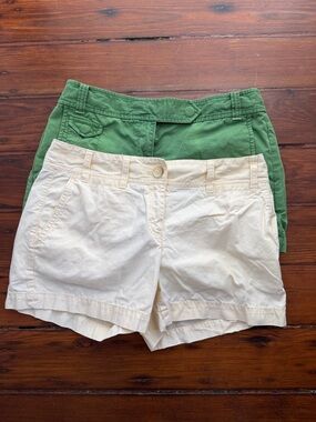 LOFT  size 2 chino shorts bundle of 2